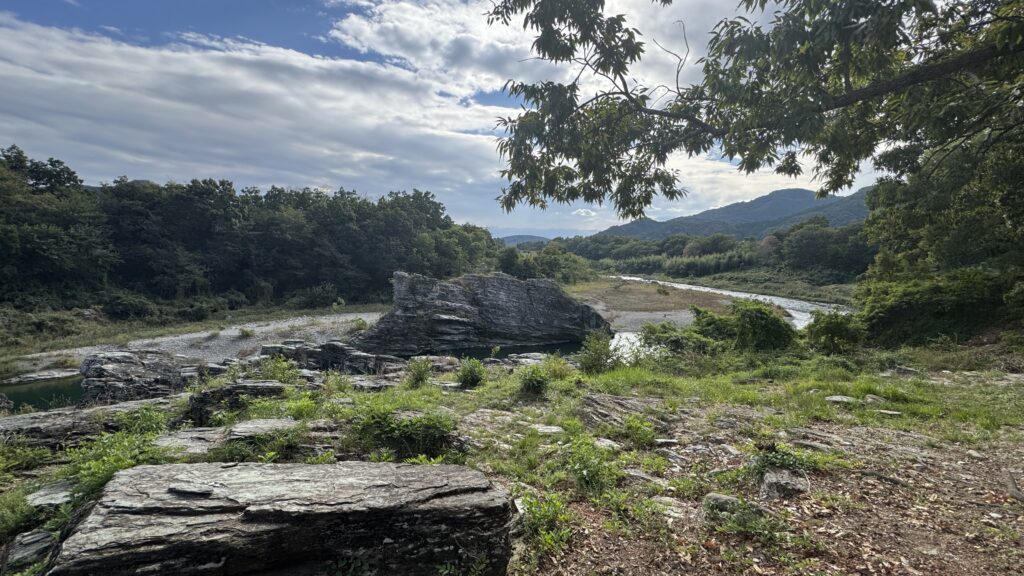 テントサイトNo.2からの眺め