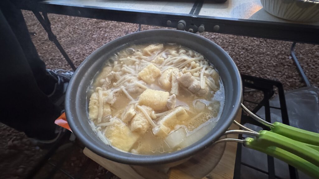 大根ときのこの味噌汁