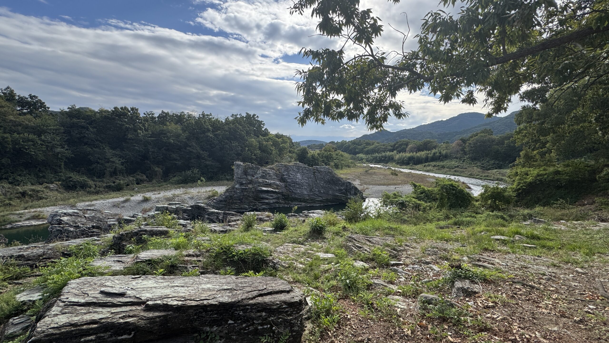 テントサイトNo.2からの眺め